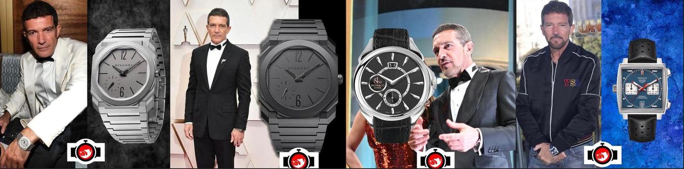 Exploring Antonio Banderas's Luxurious Watch Collection: Bulgari, Jacob & Co, Tag Heuer